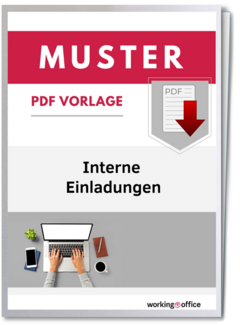 So Verfassen Sie Interne Einladungen Inkl Gratis Muster Workingoffice De