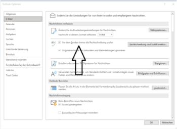 Rechtschreibprüfung Outlook: Rechtschreibfehler vermeiden - workingoffice.de