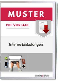 So Verfassen Sie Interne Einladungen Inkl Gratis Muster Workingoffice De