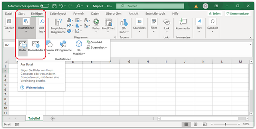 An Zellen Angepasste Fotos Einfügen Excel Excel: Bild in Zelle einfügen - So funktioniert's! - workingoffice.de