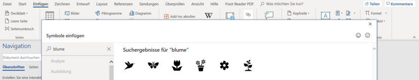 Blumen Symbole Fur Word So Fugen Sie Sie Ein Workingoffice De