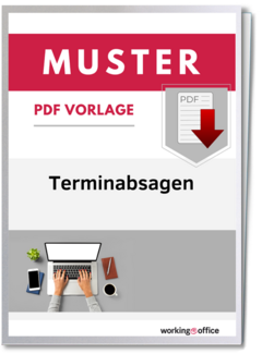 Termin Diplomatisch Absagen Inkl Muster Workingoffice De