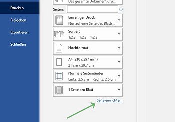 Word und Excel: Seitenansicht vs. Druck - workingoffice.de