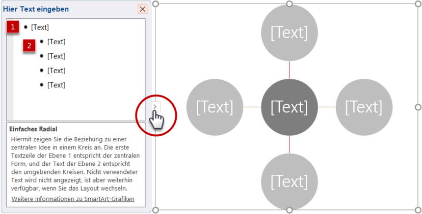 Mindmap Textbereich