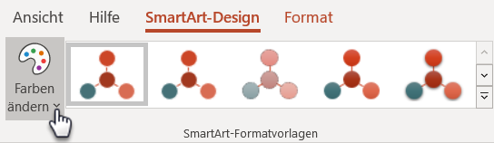 Mindmap Farben ändern