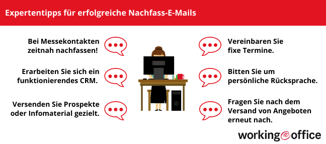 Nachfass E Mail An Kunden Gekonnt Verfassen Workingoffice De