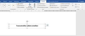 word12-trennstreifen-fertigstellen Trennstreifen Einstellungen zum Bedrucken